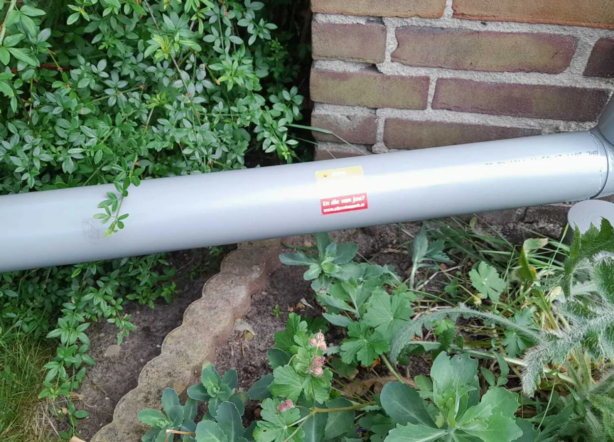 Regenpijp afkoppelen 2 hier